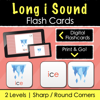 Long i Sound Words - FULL 20 Word Practice Set by Tom's Talk | TpT