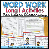 Long i Vowel Teams Word Work Print and Digital Activities
