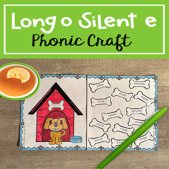 Preview of Long o Silent e Phonic Craft and Activity Long and Short Vowel Identification