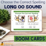 Long oo Sound Boom Cards Choose the Correct Spelling | Dis