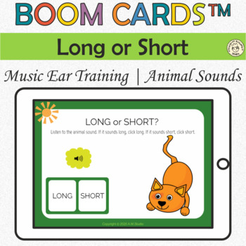 Long or Short Music Ear Training for Kids | Animal Sounds | Music Boom  Cards™