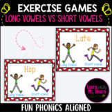 Long or Short Vowel Identifying Game With Exercises Included