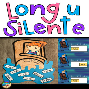 Preview of Long u Silent e Phonic Craft and Digital Activities Long u and Short u