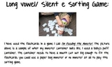 Long vowel/ Silent e Word Sort Game