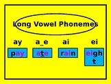 Long vowel 'a' PowerPoint (ay) (ai) (a_e) (ei)