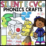 Long vowel crafts | CVCe | Phonics crafts | Silent e