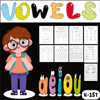 Preview of Full mastering Long vowel - short and middle vowel worksheets for kindergarten