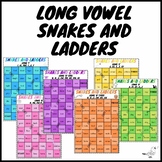 Long vowel sounds snakes and ladders board games *Ready to print*