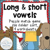 Long vs Short Vowels Practice Games and Worksheets