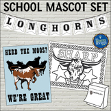 Longhorns School Mascot Set