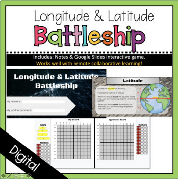 Preview of Longitude & Latitude Digital Battleship