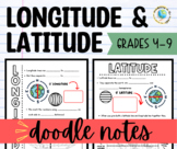 Longitude & Latitude Doodle Notes