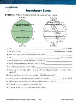 Longitude Latitude Unit Packet by Violet Blossom | TPT