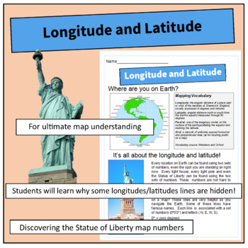 Preview of Longitude and Latitude