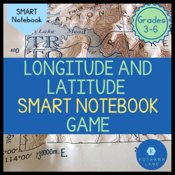 Preview of Longitude and Latitude SMART Notebook Activity