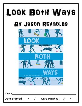 Preview of Look Both Ways by Jason Reynolds independent reading comprehension resource