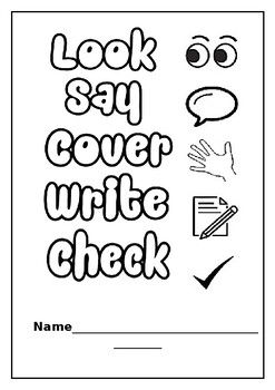 Preview of Look, Cover, Write, Check!
