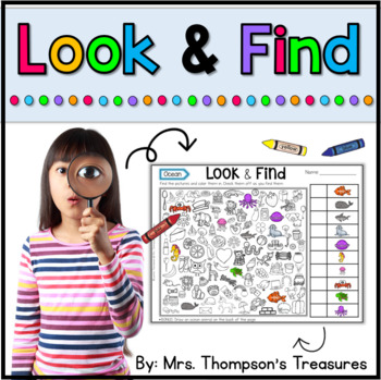 Preview of Look & Find Hidden Picture Puzzles