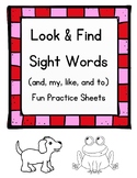 Look & Find Sight Word Practice