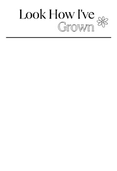 Preview of Look How I've Grown Photo template