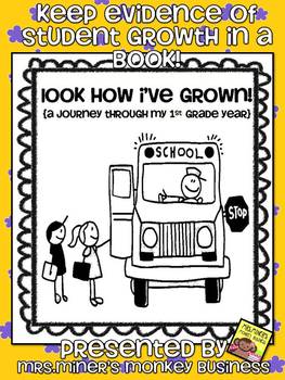 Preview of Look How I've Grown (a portfolio of my pre k, kindergarten or 1st grade year!)