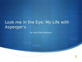 Preview of Look Me in the Eye Novel - review - Aspergers