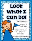 Look What I Can Do {1st grade math assessments}
