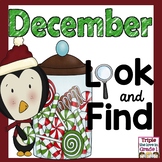 Look and Find December (Holiday Words, Sight Words, -ing Words