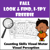 Look and Find I-Spy FREEBIE Fall Theme Visual Perception