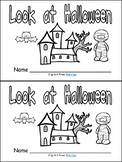 Look at Halloween Leveled Readers for Kindergarten- 3 Book