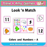 Look 'n Match: Colors and Numbers