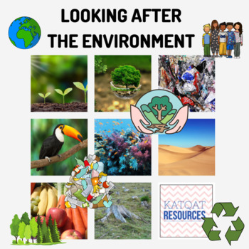 Preview of Looking After The Environment -  No Prep * GOOGLE DOCS ** - Earth Day - Distance