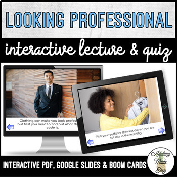 Preview of Unit 1 Looking Professional - Digital Interactive Lecture