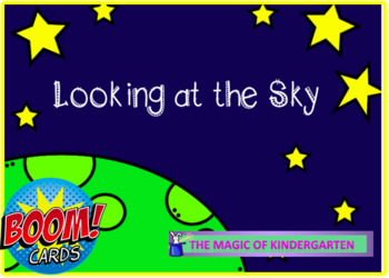 Preview of Looking at the Sky~Instructional/Interactive Boom Cards
