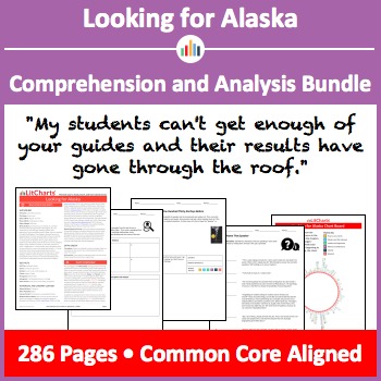 Preview of Looking for Alaska – Comprehension and Analysis Bundle