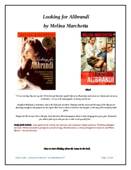Preview of Looking for Alibrandi - Study Guide and Workbook