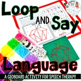 Loop and Say Language: All Seasons GeoBoard Activity for S