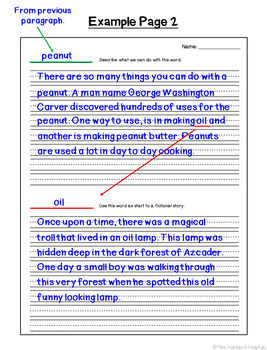 Looping Journal Writing by Mrs Hansens Helpfuls | TpT