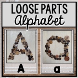 Loose Parts Alphabet / Buttons / Reggio