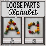 Loose Parts Alphabet / Pom Poms / Reggio