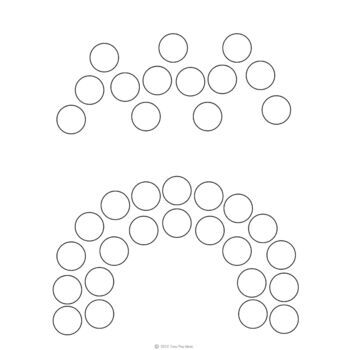 Loose Parts Counter Circle Play Templates by Easy Play Ideas | TPT