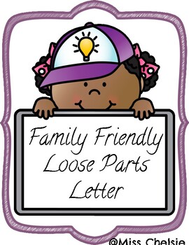 Preview of Loose Parts Family Letter