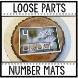 Loose Parts Number Mats 0-20 / Reggio / Nature / Spring