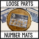 Loose Parts Number Mats 0-20 / Reggio / Nature / Winter