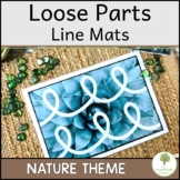 Loose Parts Pattern Mats in Reggio Nature Theme