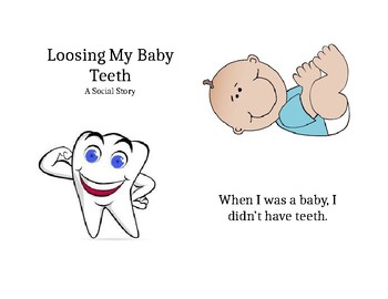 Preview of Loosing Baby Teeth Social Story