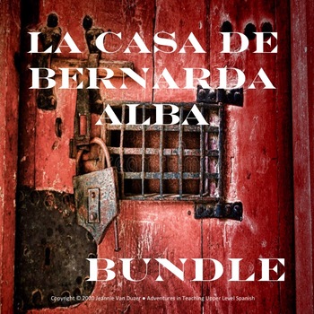 Preview of Lorca and La casa de Bernarda Alba Bundle