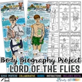 Lord of The Flies, Body Biography Project Bundle, For Prin