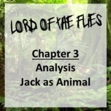Lord of The Flies: Chapter 3 Analysis - Jack as Animal
