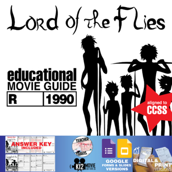 Preview of Lord of the Flies Movie Guide | Questions | Worksheet | Google Slides (R - 1990)